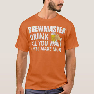 T-shirt Bière Brasserie Cadeaux Brasseur Maison Brassage T