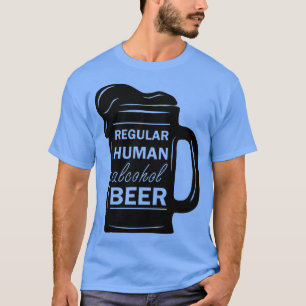 T-shirt Bière d'alcool humaine régulière