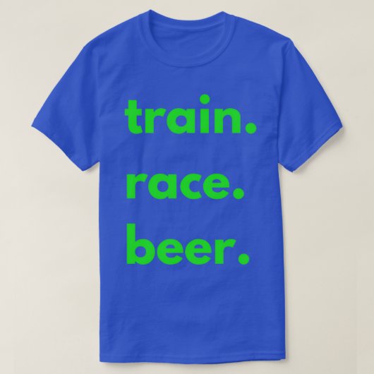 T-shirt Bière de course de train pour les entraîneurs de c (Design devant)