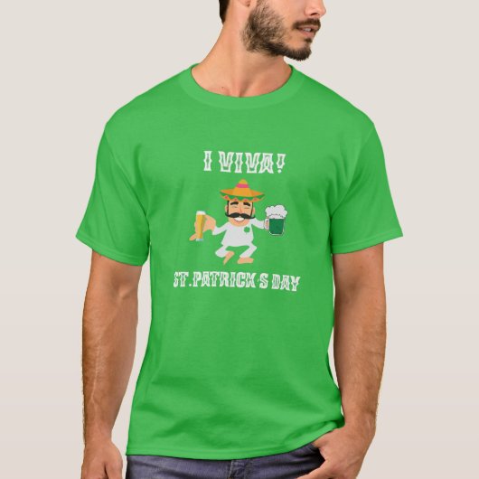 T-shirt Bière de la journée St. Patricks Boire Leprechaun (Devant)