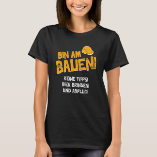 T-shirt Bière de l'immeuble de fête pour hommes