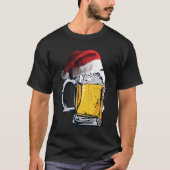 T-shirt Bière de Noël de Santa Hat (Devant)