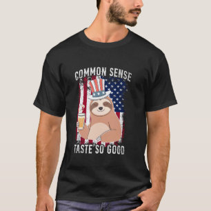 T-shirt Bière de paresseux Common Sense Taste So Good 4 ju