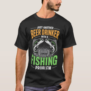 T-shirt Bière de pêche drôle - Juste un autre buveur avec
