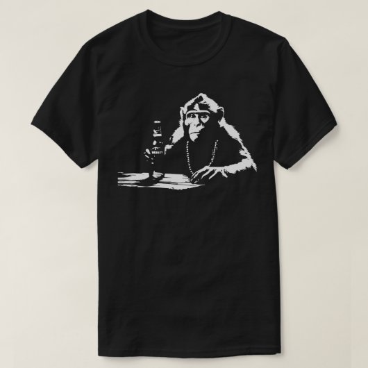 T-shirt bière de singe (Design devant)