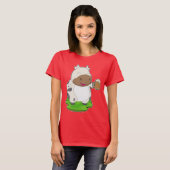 T-shirt Bière de vache tasse Bière (Devant entier)