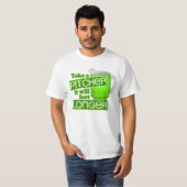 T-shirt Bière de vert du jour de St Patrick drôle (Devant entier)