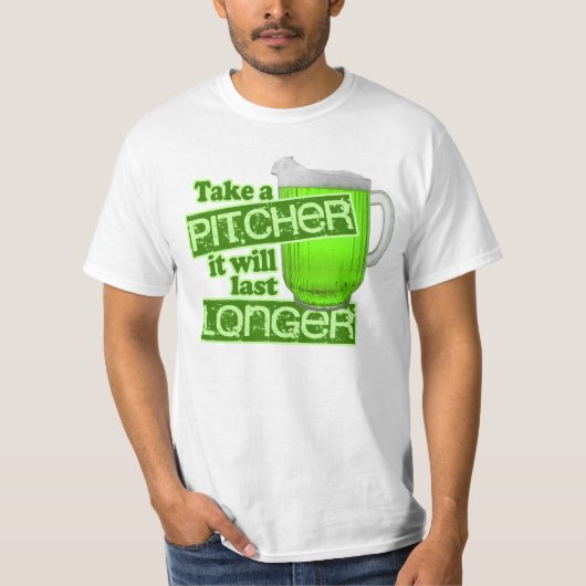 T-shirt Bière de vert du jour de St Patrick drôle (Devant)