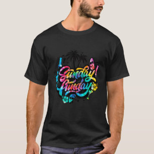 T-shirt Bière Dimanche Fête Vacances d'été Boire Lover
