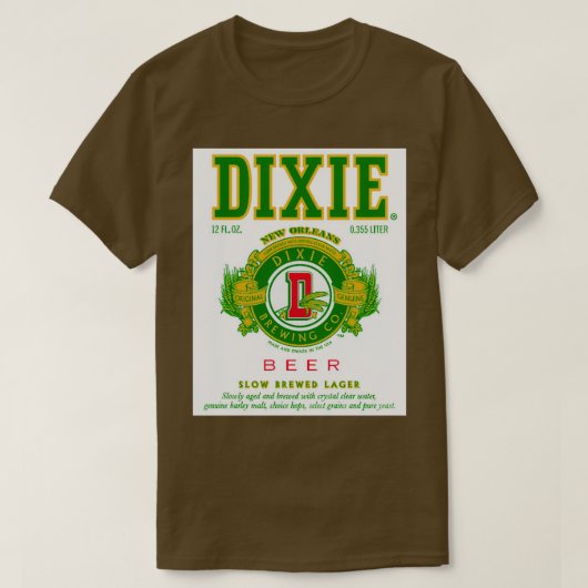 T-SHIRT BIÈRE DIXIE 9 (Design devant)