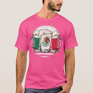 T-shirt Bière Drapeau Mexicain Cinco De Mayo Mexique Boire