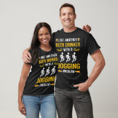 T-shirt Bière Drinker Jogging Jog Jogger (Unisexe)