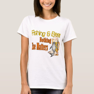 T-shirt Bière drôle de pêche d'humour de pêche de chemise