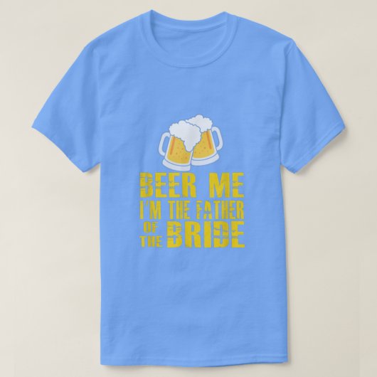 T-shirt BIÈRE DRÔLE MOI PÈRE DE LA MARIÉE St Patrick's Da (Design devant)