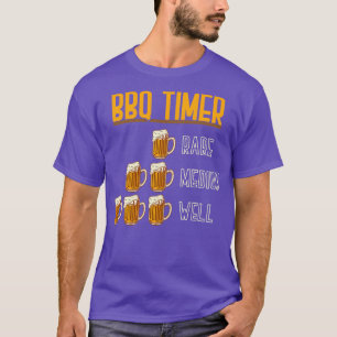 T-shirt Bière du minuteur BBQ