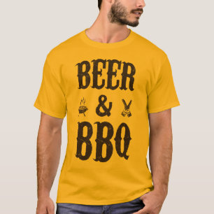T-shirt Bière et BBQ