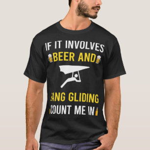 T-shirt Bière Et Planeur À Revêtement