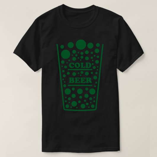 T-shirt Bière froide (Design devant)