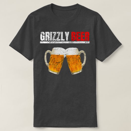 T-shirt Bière Grizzly (Design devant)