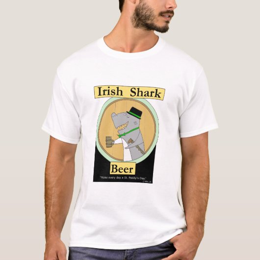 T-shirt Bière irlandaise de requin (Devant)