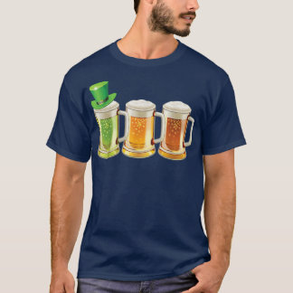 T-shirt Bière Jour de la Saint Patrick Amateur de bière Bo