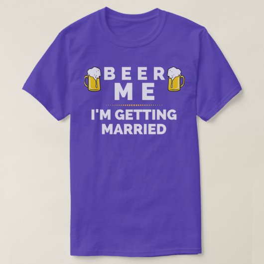 T-shirt BIÈRE MOI Ix27M MARIÉE 2 (Design devant)