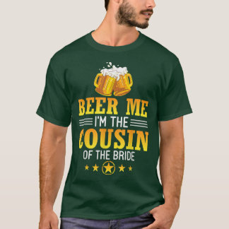 T-shirt Bière Moi Je Suis Le Cousin De L'Épouse Maris Femm