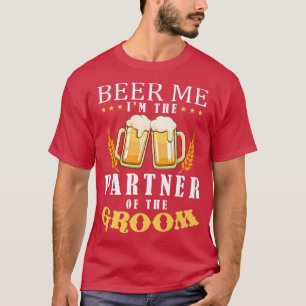 T-shirt Bière Moi Partenaire Du Mariage De L'Équipe De Boi