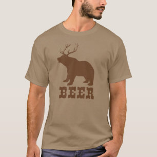 T-shirt Bière (Ours + Cerf)