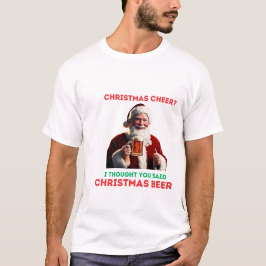 T-shirt Bière père Noël (Devant)