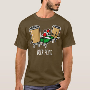 T-shirt Bière ping pong ping pong table tennis bière 1