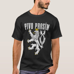 T-shirt Bière Pivo Prosim S'Il Vous Plaît En République Tc