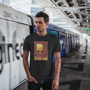 T-shirt Bière Pixel Tarot Card Boire