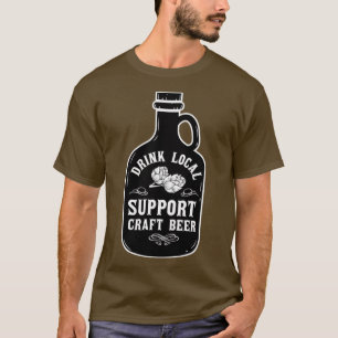 T-shirt bière pour hommes femmes artisanat bière buveuse