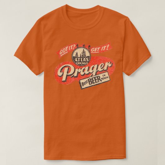 T-shirt Bière Prager T (Design devant)