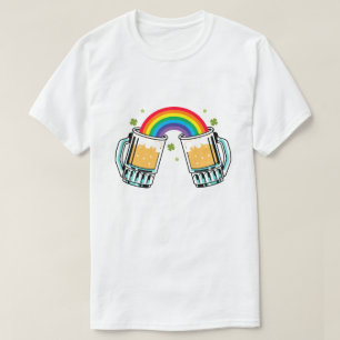 T-SHIRT BIÈRE RAINBOW PERSONNALISABLE AJOUTER VOTRE PROPRE