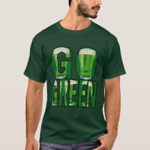 Bière St Patrick's Day Devenez écolo Mens Green T