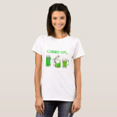 T-shirt Bière verte - Continuer (Devant entier)