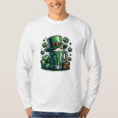 T-shirt Bière verte et Casquette Leprechaun (Devant)