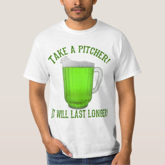 T-shirt Bière verte irlandaise drôle