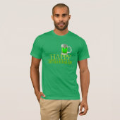 T-shirt Bière verte Joyeuse St. Patrick (Devant entier)