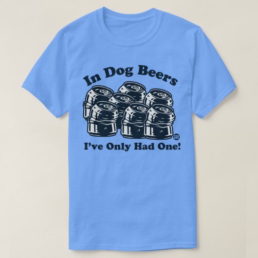 T-shirt bières à chien (Design devant)