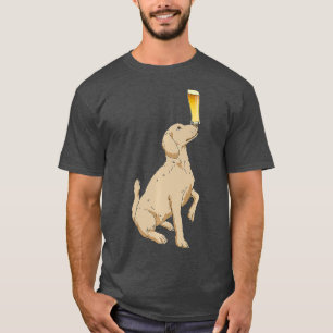 T-shirt Bières de chien Labrador pour l'artisanat d'artis