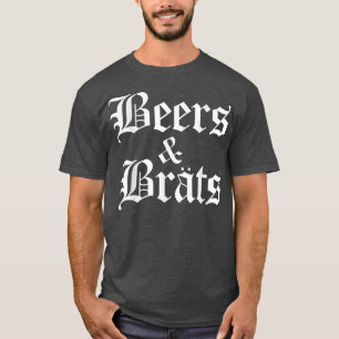 T-shirt Bières et Brats, Cette Saison, allemand T