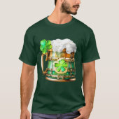 T-shirt Bières irlandaises Sláinte shamrock trèfle Eire (Devant)