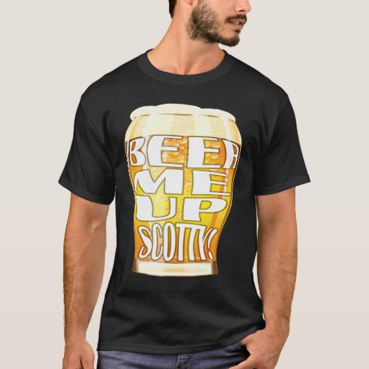 T-shirt Bières-moi Scottie (Devant)