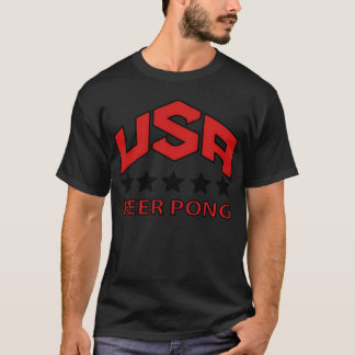 T-shirt Bières USA Pongeam drôle