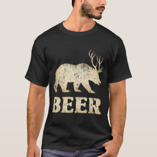 T-shirt Bières Vintage Bear Deer