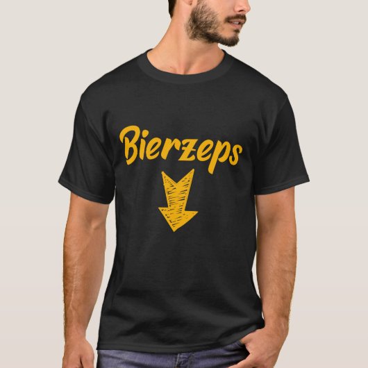 T-shirt Bierzeps est le muscle de la bière (Devant)