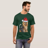 T-shirt Biewer Terrier Amoureux des chiens Funny Noël (Devant entier)